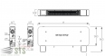 Пристінний фанкойл Mycond Silver Glass Low MC-SGL-400T2 1.10 хол*1.60 тепл кВт 4