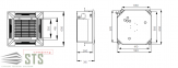 Касетний фанкойл Mycond  MCFK-03Т2  3.30 хол*4,80 тепл кВт 2