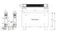  Пристінний фанкойл Mycond Silver Glass MC-SG-200T2  0.90 хол*1.10 тепл кВт 4