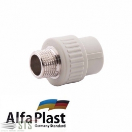 Муфта с наружной резьбой Alfa Plast