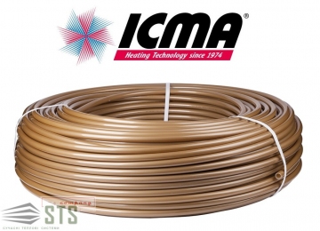 Труба для теплого пола ICMA Gold-PEX-a 16х2,0 мм (с кислородным барьером)